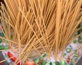 A picture of step 2 of Thai one- pot- pasta.