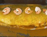 Foto del paso 5 de la receta: Pescado Relleno con Mariscos bañado en salsa de ají Amarillo