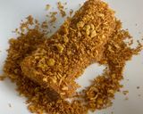 A picture of step 3 of Katsu sando.