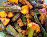Kurkure Bhindi and Aloo Crunchy Lady's finger and Potatoes recipe step 3 photo