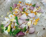 A picture of step 1 of Sooji Kichdi.
