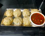 A picture of step 6 of Veg. Momos.