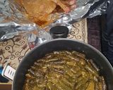 صورة لخطوة 3 من وصفة تحدي بوراك خروف محشي ورق عنب وكوسا