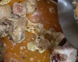 A picture of step 2 of Arvi Gosht.
