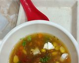 A picture of step 6 of Sweet Corn Mix Vegetable Soup.