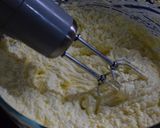 A picture of step 3 of Peek a Boo “Baked Gulab Jamun cheese cake”:.