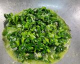 A picture of step 2 of Spinach Corn grilled Sandwich with Arrowroot flour and White Butter.