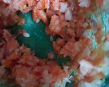 A picture of step 2 of Malai veg.