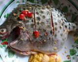 Hình bước làm 2 của món Cá nâu nướng muối ớt