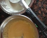 A picture of step 2 of Tricolour rava idli.