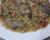 Foto del paso 4 de la receta: Hígado con arvejas a la crema