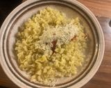 A picture of step 2 of Creamy perfect buldak ramen.