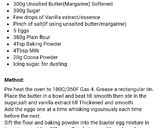 A picture of step 1 of Marble cake.