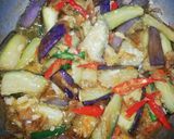 Foto langkah ke 4 dari resep Tumis Terong Tauge.