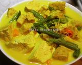 Foto langkah ke 5 dari resep Sayur Tahu Tempe Kuah Santan Kuning #masakanindo 🇲🇨.