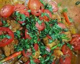 A picture of step 4 of Chicken Biryani ❤️.