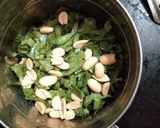 A picture of step 1 of Palak Peanut Chaman.