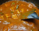 A picture of step 5 of Shahi Paneer.