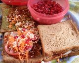 A picture of step 4 of Mix veg sandwich 😋😋😋🥪🥪🥪🥪.