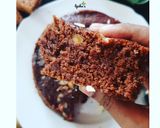 A picture of step 8 of Bourbon biscuit cake.