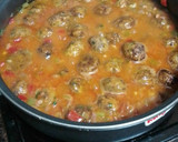 Foto del paso 10 de la receta: Albóndigas Pucheriles con papas fritas (garbanzos, verdura y carne)