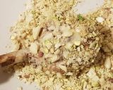 Foto del paso 9 de la receta Pollo en Tempura de Almendra y Pistacho con Rúcula frita