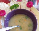 A picture of step 6 of Cornsoup#themechallenge.