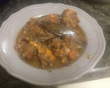 Foto del paso 7 de la receta: Conejo en escabeche con verduras y frutos dulces