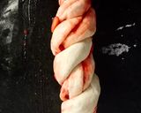 A picture of step 3 of Strawberry Babka Bread with Cream Cheese Frosting.