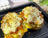 Foto langkah ke 6 dari resep Bolognese Baked Potato.