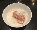 A picture of step 1 of Salmon cutlets with Lemon Sauce.