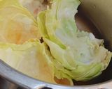 A picture of step 2 of Tri-Color Bell Pepper Cabbage Jhol Momos.