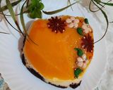 A picture of step 9 of Mango Cheese cake.