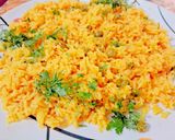 A picture of step 8 of Frozen peas tomato pulav.