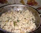 பூண்டு மற்றும் மிளகு சாதம் with உருளைக்கிழங்கு (Poondu milagu sa ரெசிபி ஸ்டேப் 2 புகைப்படம்