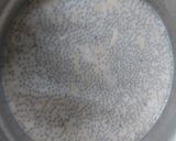 A picture of step 2 of Almonds custard sharbat.