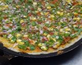 A picture of step 4 of Pizza dosa.