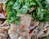 สันคอหมูกับสามชั้นผัดพริกเกลือ วิธีทำสูตร 3 รูป