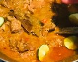 A picture of step 8 of Gondhoraj Chicken or Lebu-Lanka Chicken Curry.