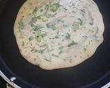 A picture of step 3 of Mix flour chilla.
