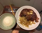 รูปขั้นตอนการทำที่ 7 ของ สเต็กเนื้อ medium rare