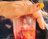 A picture of step 2 of Immunity Booster Drink (Beetroot Amla Mint Garlic juice).
