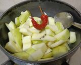 A picture of step 3 of Instant Totapuri Sweet Pickle (kachi Keri nu Vaghariyu).