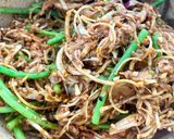 รูปขั้นตอนการทำที่ 3 ของ ยำหัวปลีถั่วเข็ม🥜🌶️🧄