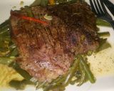 A picture of step 6 of Anita's Fabulous Shoulder Steak With Green Beans.