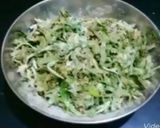A picture of step 2 of Arvi leaf qofta.