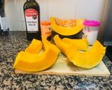 A picture of step 2 of Baked pumpkin.