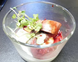 Foto del paso 4 de la receta: Caballa marinada con tunos indios, tomate y yogur natural