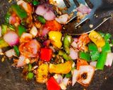 A picture of step 6 of Baby corn manchurian.
