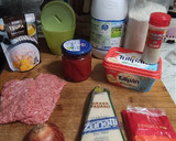 Foto del paso 1 de la receta: Pimientos rellenos de carne con salsa de trufa. 🫑🌶️